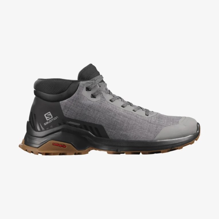 Botas de Invierno Salomon X Reveal Chukka CSWP Hombre Grises Negros | MX VZFC962